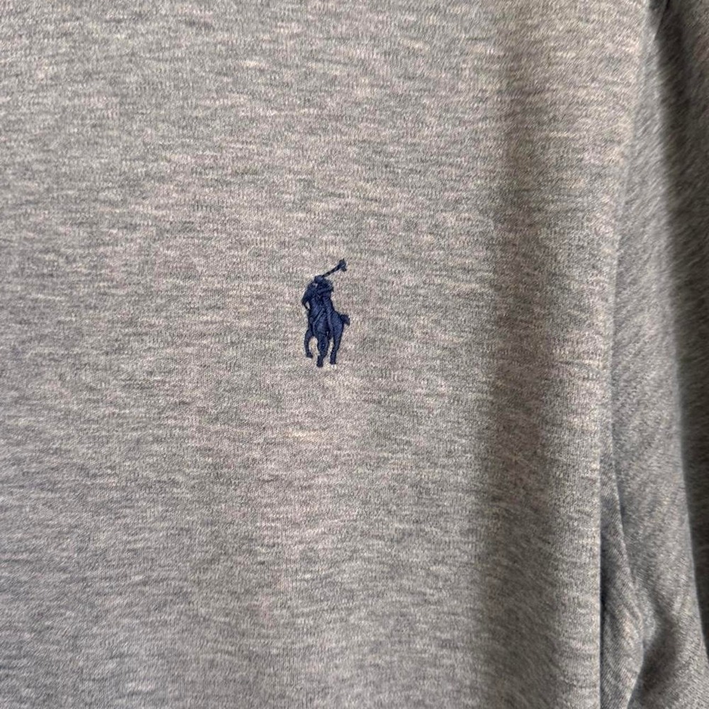 Polo Ralph Lauren Men's Gray Luxury Touch Slim Fit Polo Shirt L - Picture 3 of 5